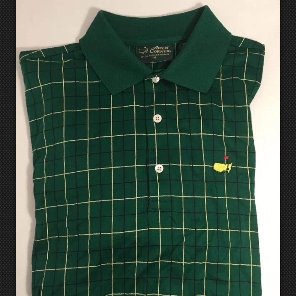 Amen Corner The Masters Golf Short Sleeve Polo